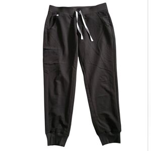 Figs Black Jogger Pants Black Size M Drawstring